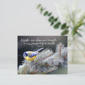 God is ons Vluchtel en Sterkte Kaart (Staand voorkant)