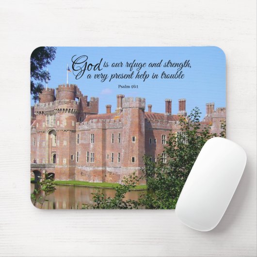 God is ons Vluchtel en Sterkte Muismat (Met muis)