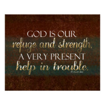 God is onze Christelijke bijbel Verse Brown/Gold