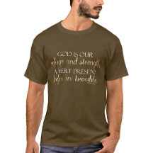 God is onze Christelijke bijbel Verse Brown/Gold