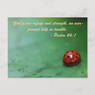 God is onze toevlucht en kracht, een eeuwig cadeau briefkaart