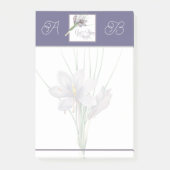 God is onze Toevlucht en kracht monogram Post-it® Notes (Voorkant)