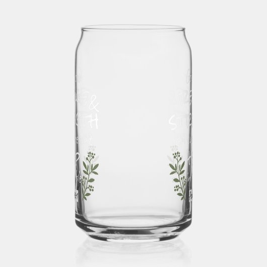 'God is onze toevlucht en kracht' Psalm 46:1 Blikvorm Glas (Rechts)