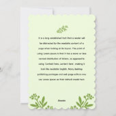 'God is onze toevlucht en kracht' Psalm 46:1 Feestdagenkaart (Achterkant)