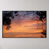 God is onze toevlucht en kracht - Psalm 46:1 Poster (Voorkant)