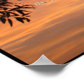 God is onze toevlucht en kracht - Psalm 46:1 Poster (Hoek)