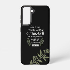 'God is onze toevlucht en kracht' Psalm 46:1 Samsung Galaxy Hoesje