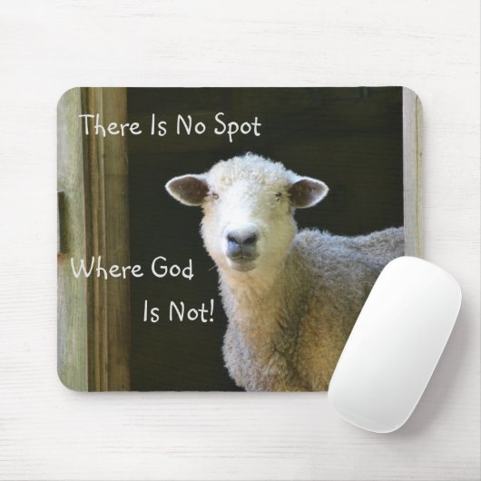 God is overal schaap muismat (Met muis)