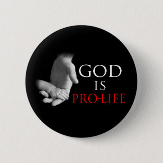 God is pro-leven ronde button 5,7 cm