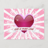 God is pure liefde briefkaart (Voorkant)