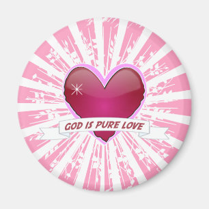 God is pure liefde magneet