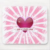 God is pure liefde muismat (Voorkant)