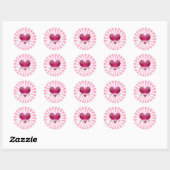 God is pure liefde ronde sticker (Vel)