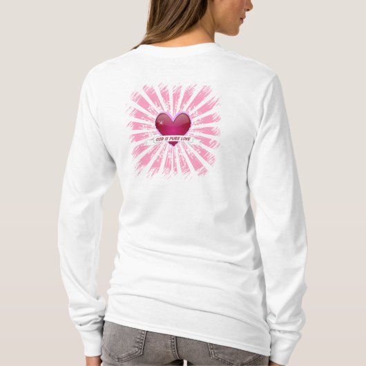 God is pure liefde t-shirt (Achterkant)