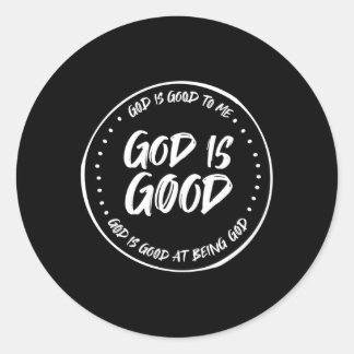 God is ronde sticker