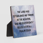 God is soeverein fotoplaat (Voorkant)