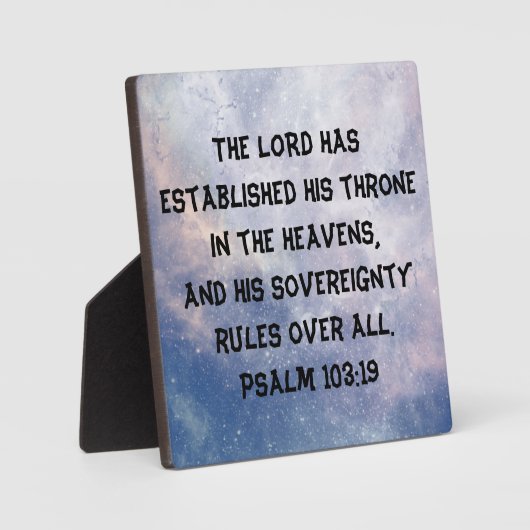 God is soeverein fotoplaat (Voorkant)