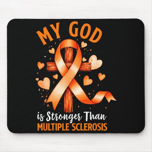 God is sterker dan multipele sclerose kruis muismat (Voorkant)