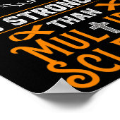 God is sterker dan multiple sclerose poster (Hoek)
