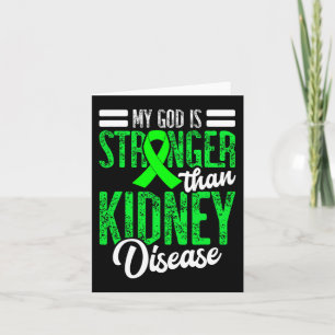 God is sterker dan nierziekte voor een dialyse kaart