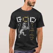 God Is the Only Solution – Faith-Powered Design T-shirt (Voorkant)