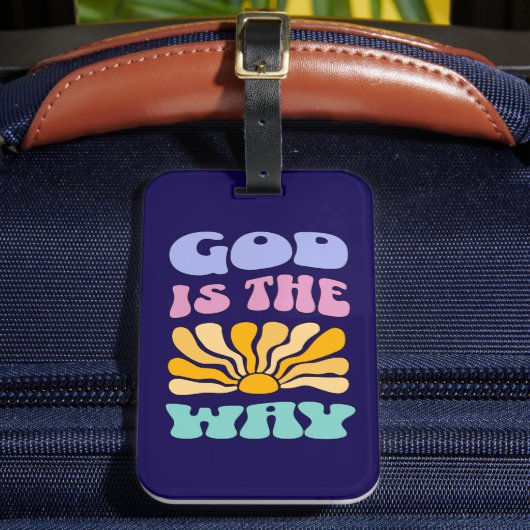 God is the Way Bagagelabel (Voorkant Insitu 2)