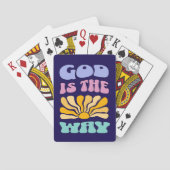 God is the Way Pokerkaarten (Achterkant)