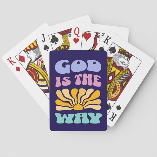 God is the Way Pokerkaarten (Achterkant)