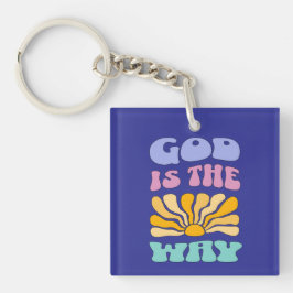 God is the Way Sleutelhanger