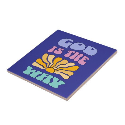 God is the Way Tegeltje (Zijkant)