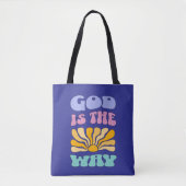 God is the Way Tote Bag (Voorkant)
