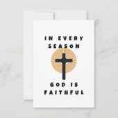 God is trouw bedankkaart (Voorkant)