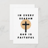 God is trouw bedankkaart (Voorkant / Achterkant)