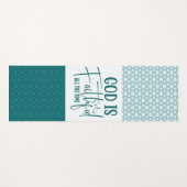 God is trouw de hele tijd Aqua Yoga Mat (Voorkant (horizontaal))