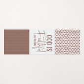 God is trouw de hele tijd yogamat (Voorkant (horizontaal))