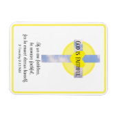 God is trouwe Inspirerend Bijbelse Verse Magneet (Horizontaal)