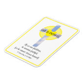 God is trouwe Inspirerend Bijbelse Verse Magneet (Linkerzijde)