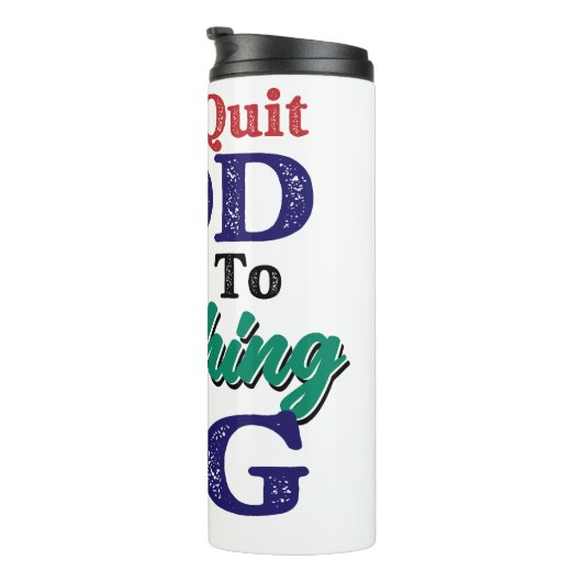 God Is Up To Something Big Thermosbeker (Geroteerd rechts)