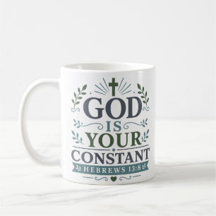 God Is Uw Constante Inspirerende Geloofsquote Koffiemok