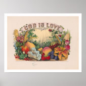 GOD IS VERLIEZEN DOOR Currier & Ives Poster (Voorkant)