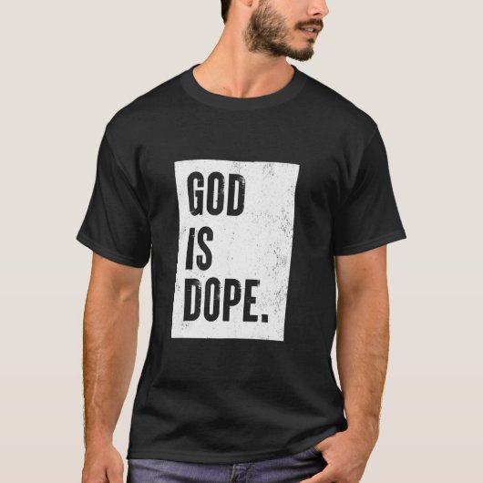God Is Vet T-shirt (Voorkant)