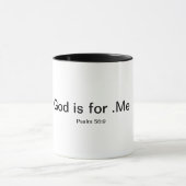 God is voor .Me Coffee Mok (Midden)