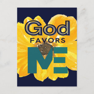 God is voor mij briefkaart
