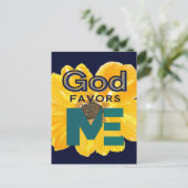 God is voor mij briefkaart (Staand voorkant)