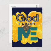 God is voor mij briefkaart (Voorkant / Achterkant)