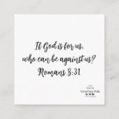 God is voor mij de Kaart van Enclosure (Achterkant)