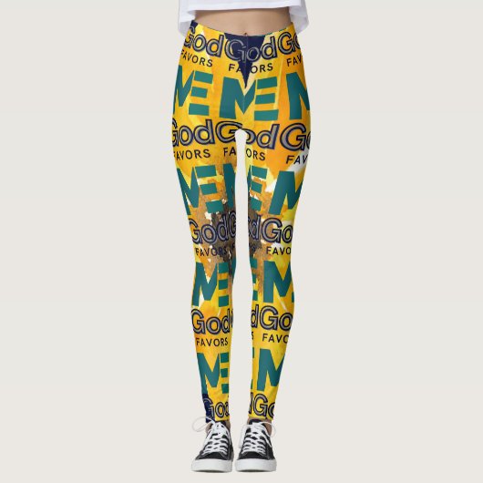 God is voor mij leggings (Voorkant)