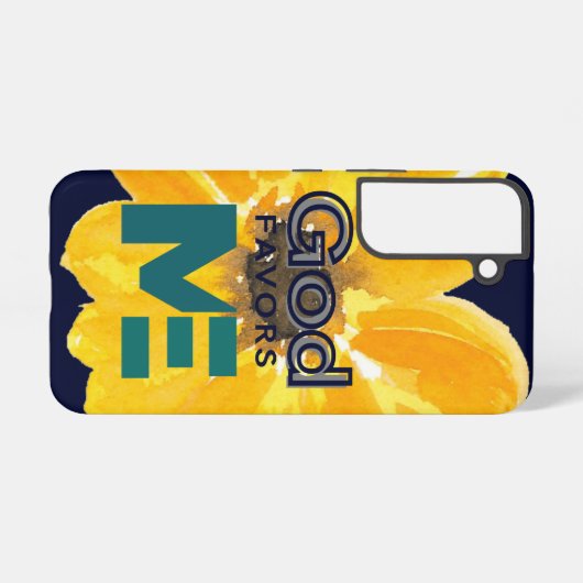 God is voor mij samsung galaxy hoesje (Achterkant horizontaal)