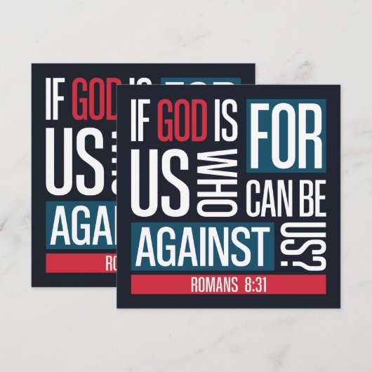 God is voor ons (Voorkant / Achterkant)