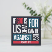 God is voor ons (Staand voorkant)